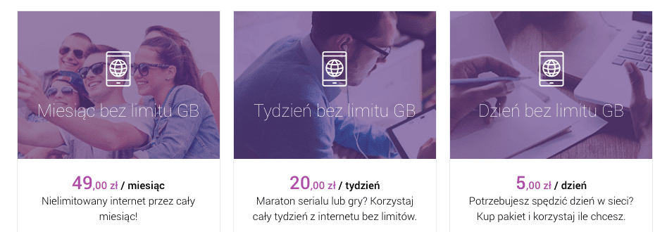 Play Internet na Kartę.